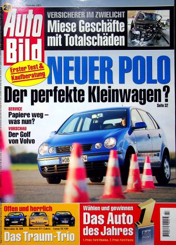 Deckblatt Auto Bild (47/2001)